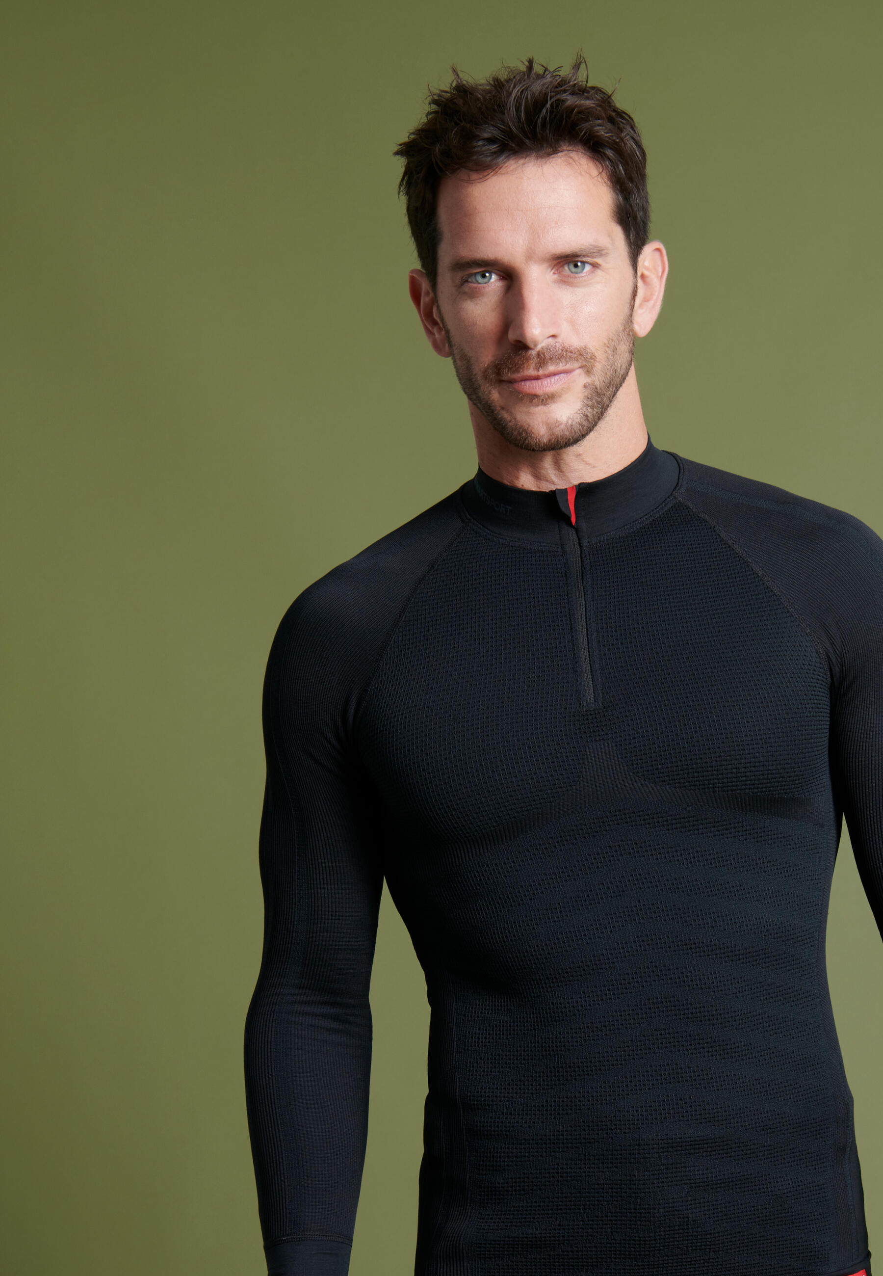 Sous vêtement col zippé Homme-thermique Thermolactyl ENERGY 5 Intense 1/4