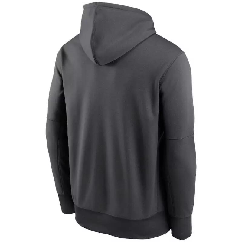 Sweat à capuche NFL Miami Dolphins Nike Prime Logo Therma Gris pour Homme 2/2