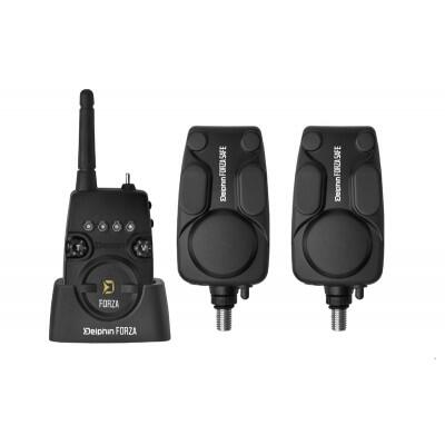 Set avertizori wireless Delphin FORZA LIFE+, statie + 3 avertizori, negru
