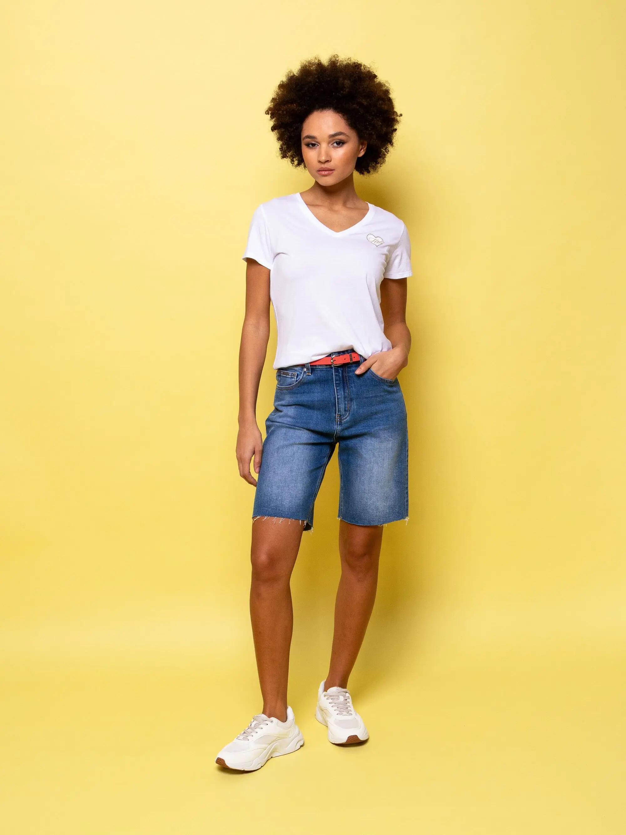 Pantaloni scurți din denim pentru femei WENNA 5/5