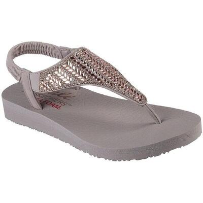 Sandalen skechers meditation glamoro. bruin. dames