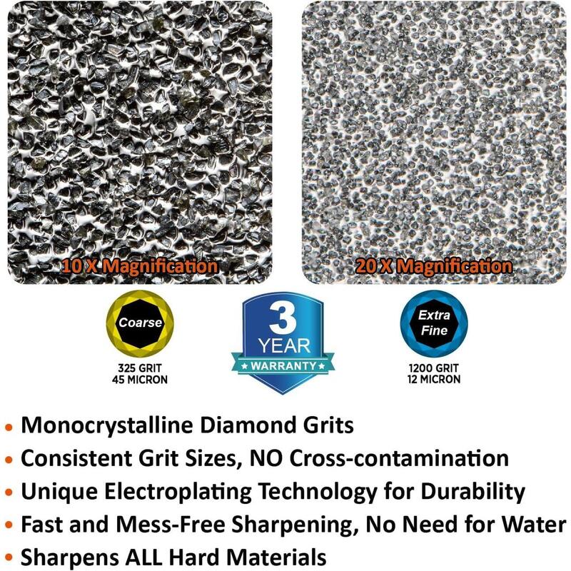 SHARPAL 121N - Piatra de Ascutit cu Dubla Granulatie Diamond