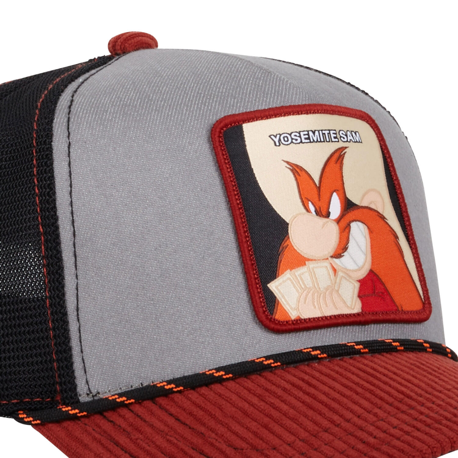 Casquette homme trucker en denim et velours Looney  Tunes Yosemite Sa 2/5