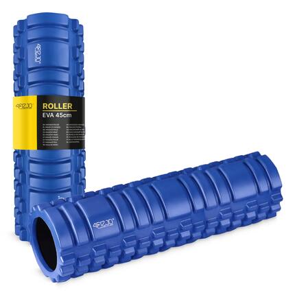 Rouleau Massage Fitness Unisexe Reliefs Ferme EVA 4FIZJO 45cm
