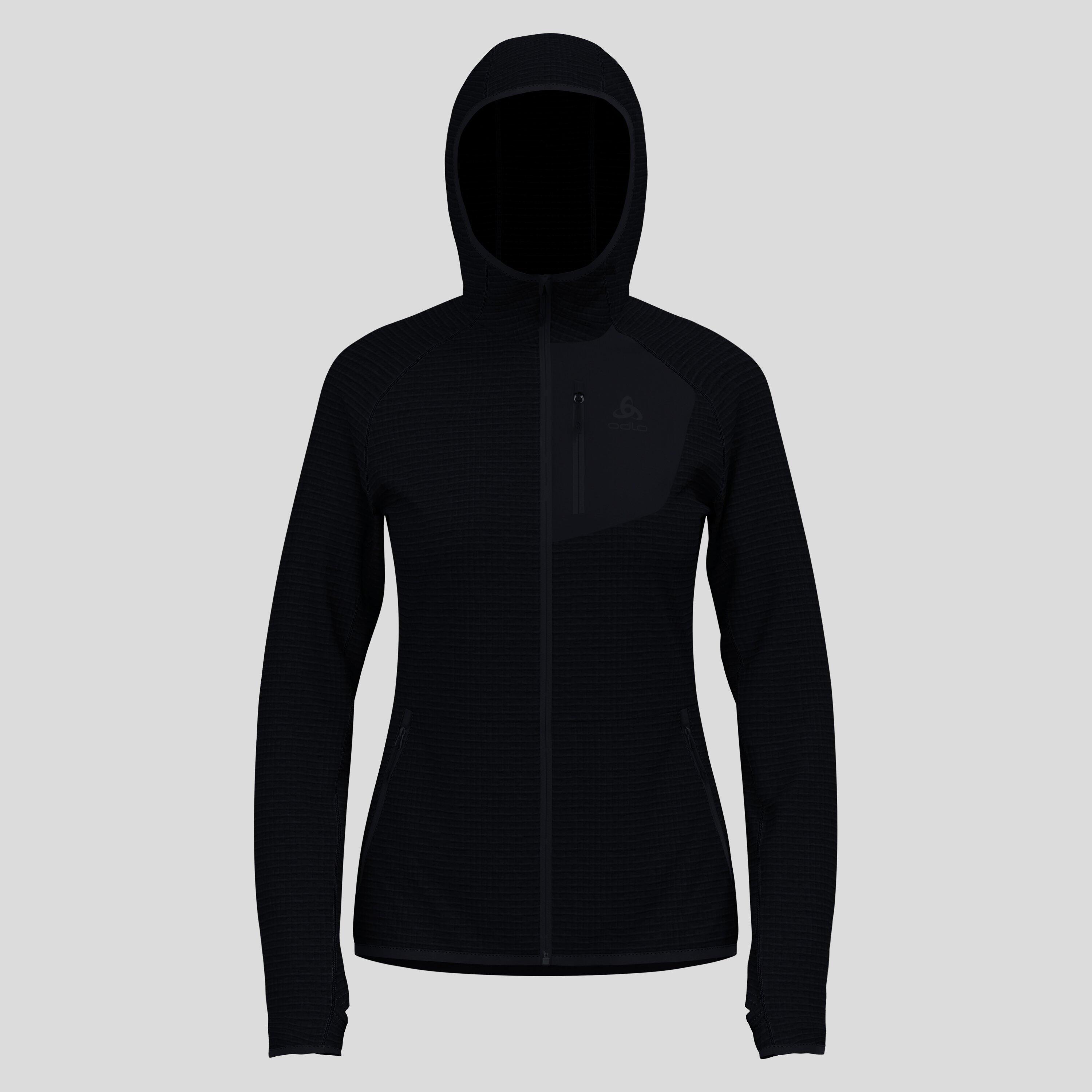 Pull à capuche zippé Ascent ODLO 6/7