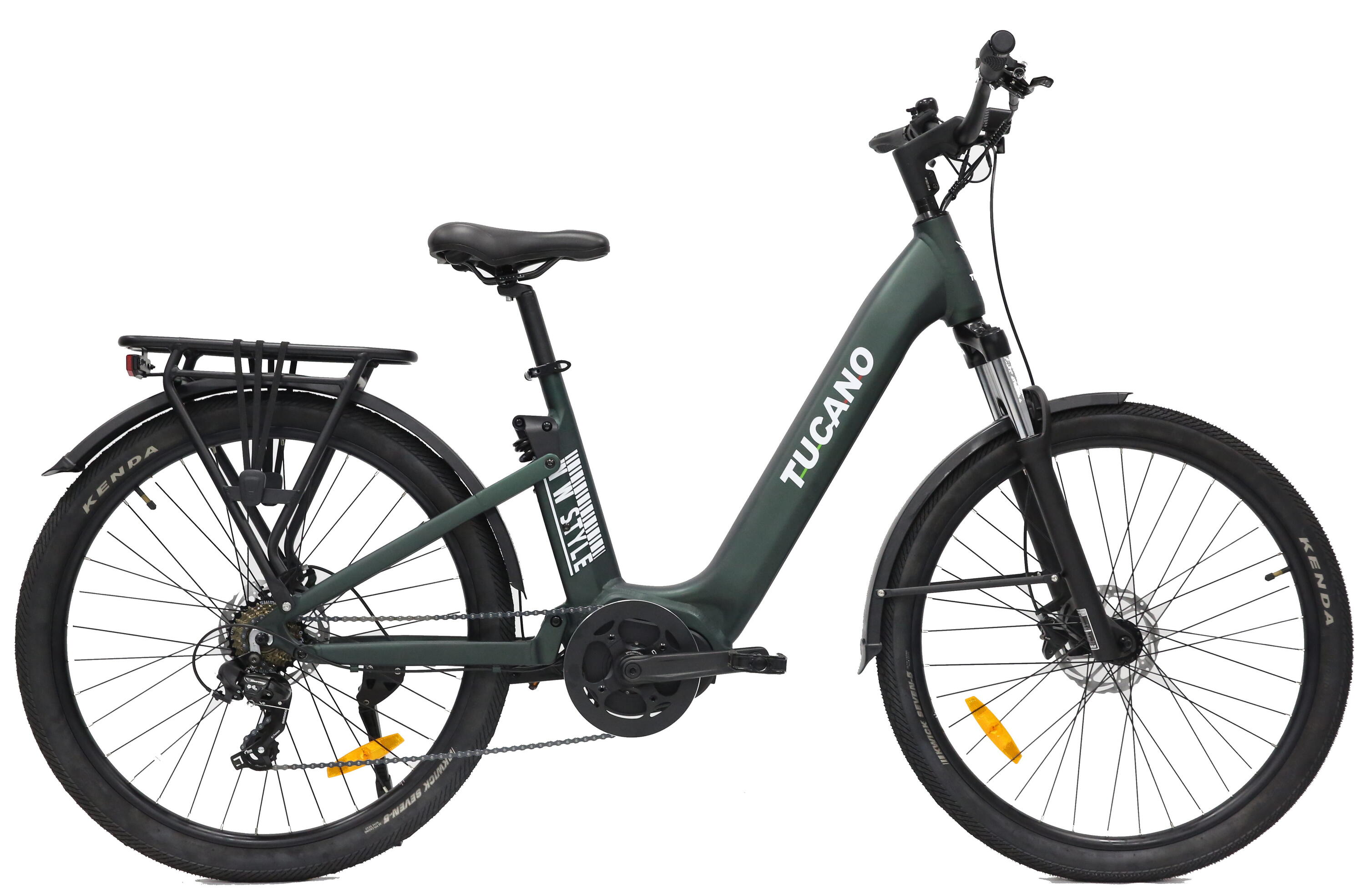 WW Style Green Bottle Matt: : Urban Doble Suspension with Central Motor 2/7