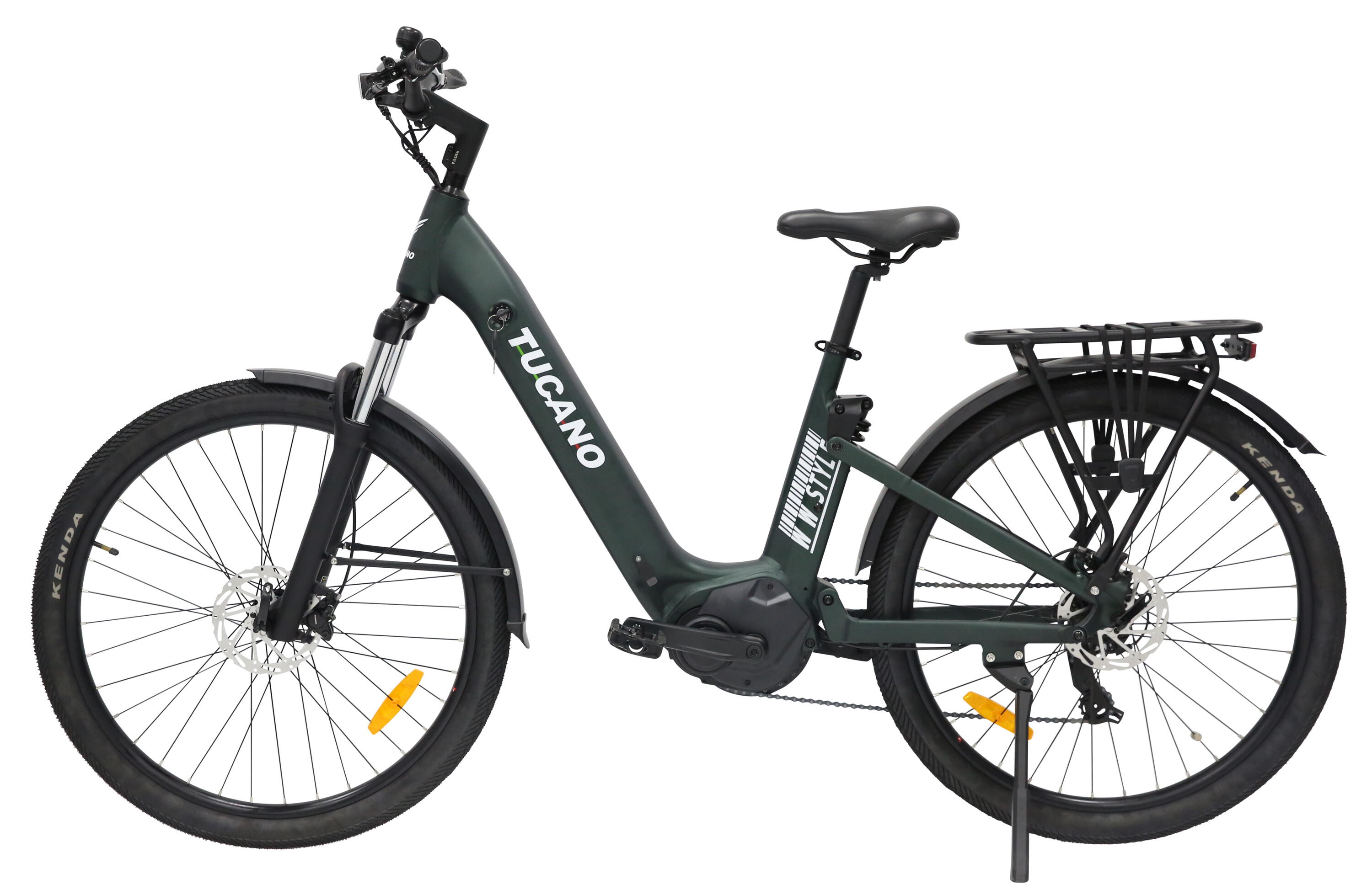 WW Style Green Bottle Matt: : Urban Doble Suspension with Central Motor 3/7
