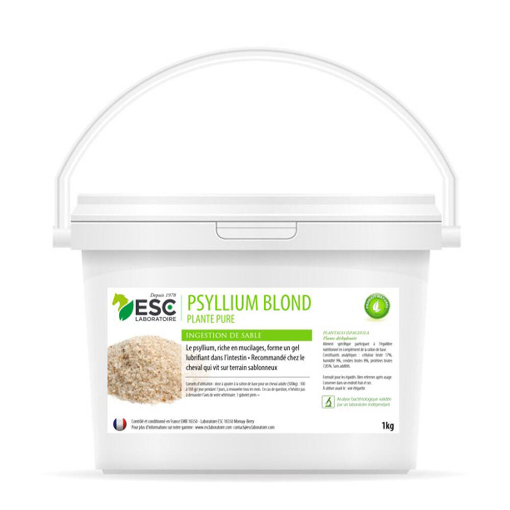 Esc Laboratoire - Coliques De Sable Cheval Psyllium Blond Esc Laboratoire 1kg - Argile - 1 Kg - Decathlon