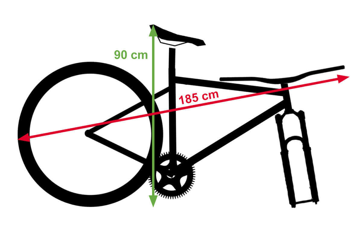 MTBAG LIGHT, borsa MTB senza togliere la ruota posteriore – nera 6/6