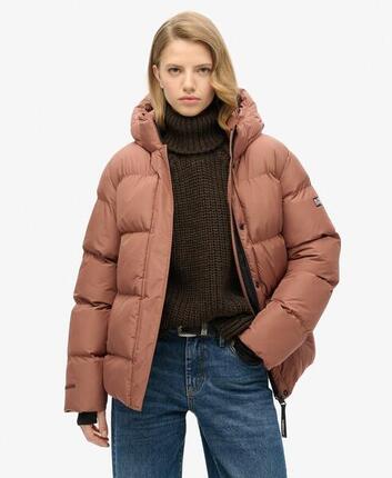 Doudoune de sport à capuche 5 compartiments SUPERDRY