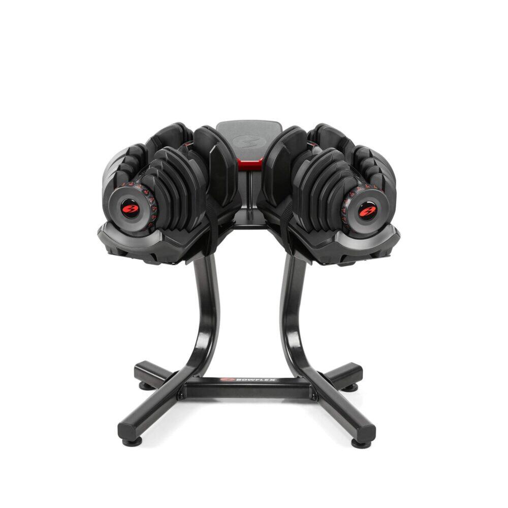 1090i Adjustable Dumbbell Pair with BowFlex Stand 2/7