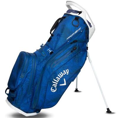 Callaway Fairway 14 HD Stand Bag 2025, Bolsa de Trípode, Blue Palms/Gris