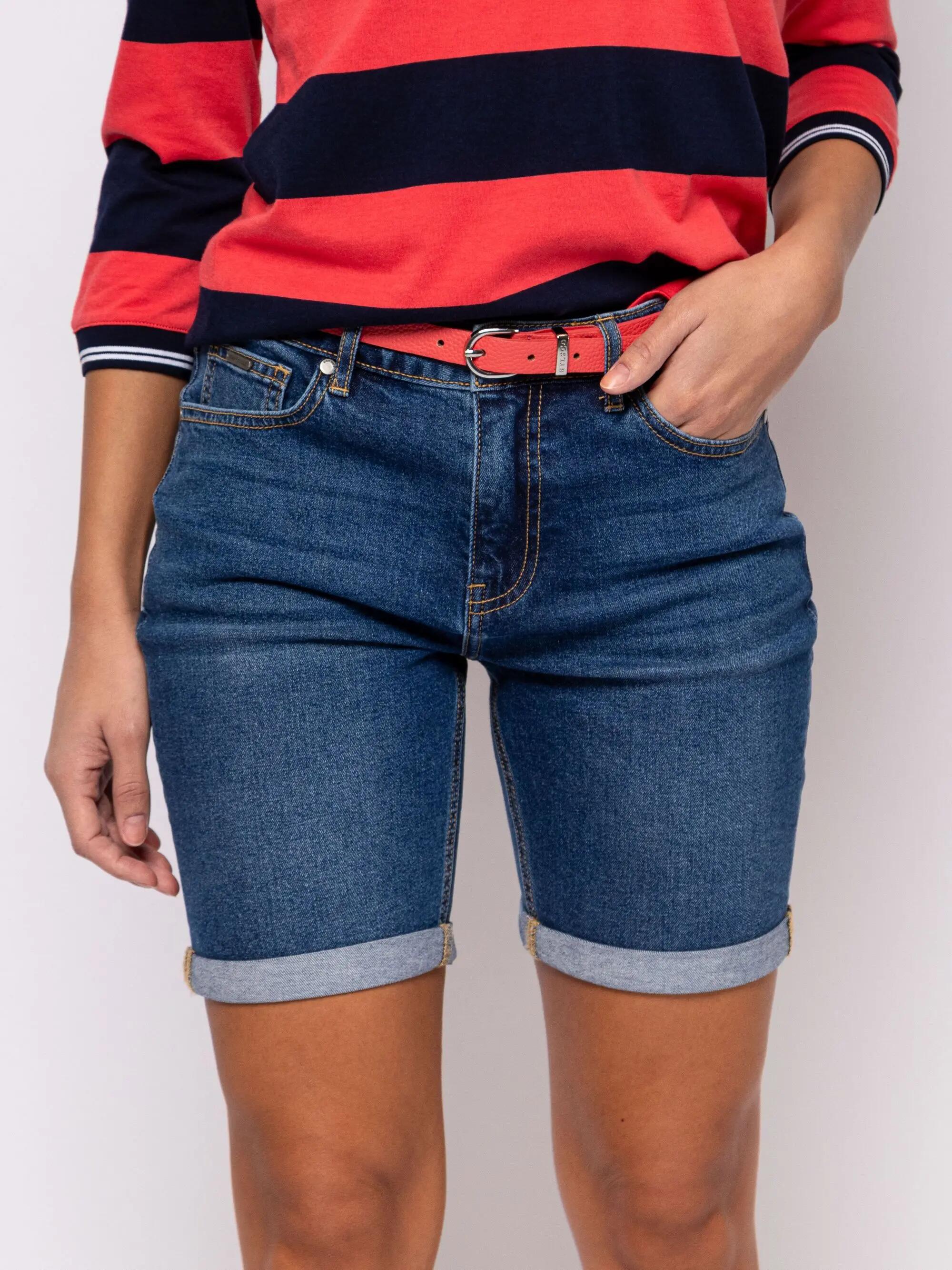 Pantaloni scurți din denim pentru femei WAMOTA24 3/5