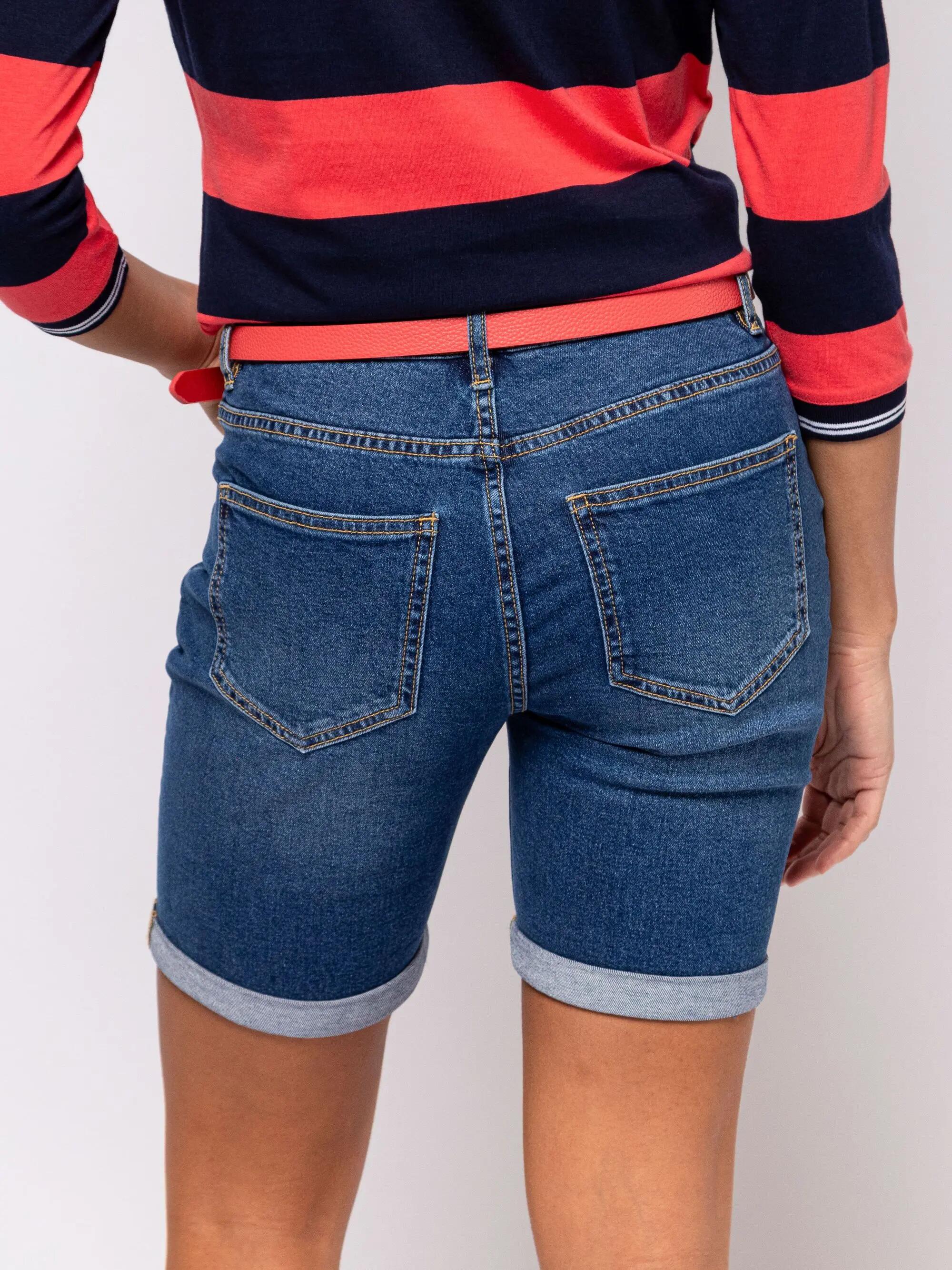 Pantaloni scurți din denim pentru femei WAMOTA24 2/5