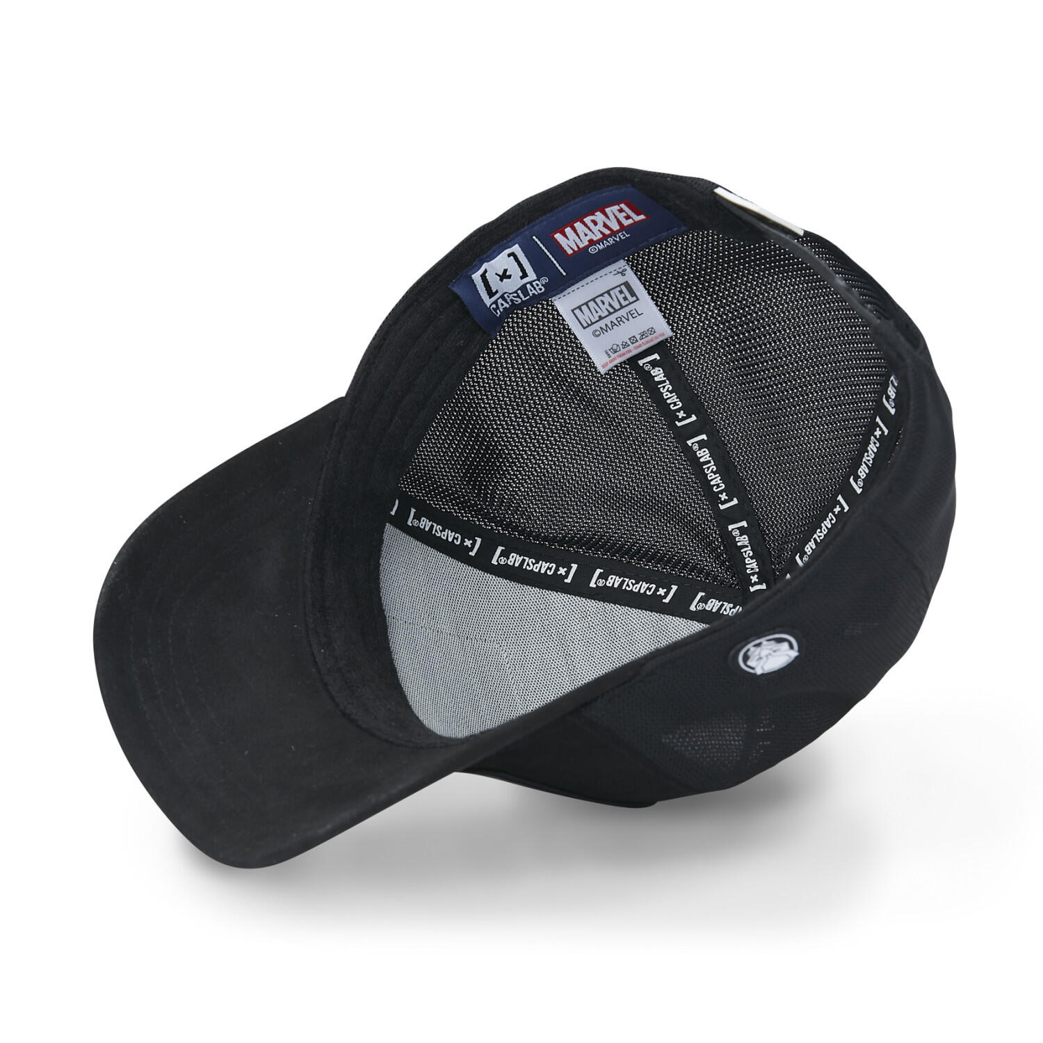 Casquette homme trucker en suedine finitions premium Marvel Panther 4/5