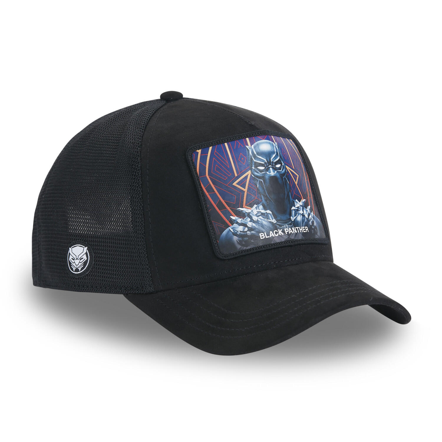 Casquette homme trucker en suedine finitions premium Marvel Panther 2/5