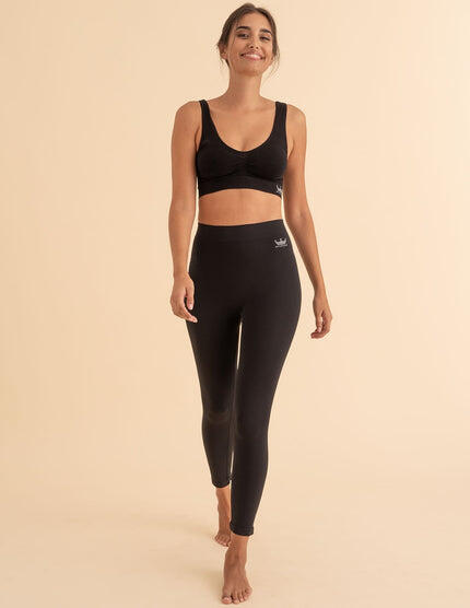 Mallas leggings postparto sin costuras con fibra Emana 200 den