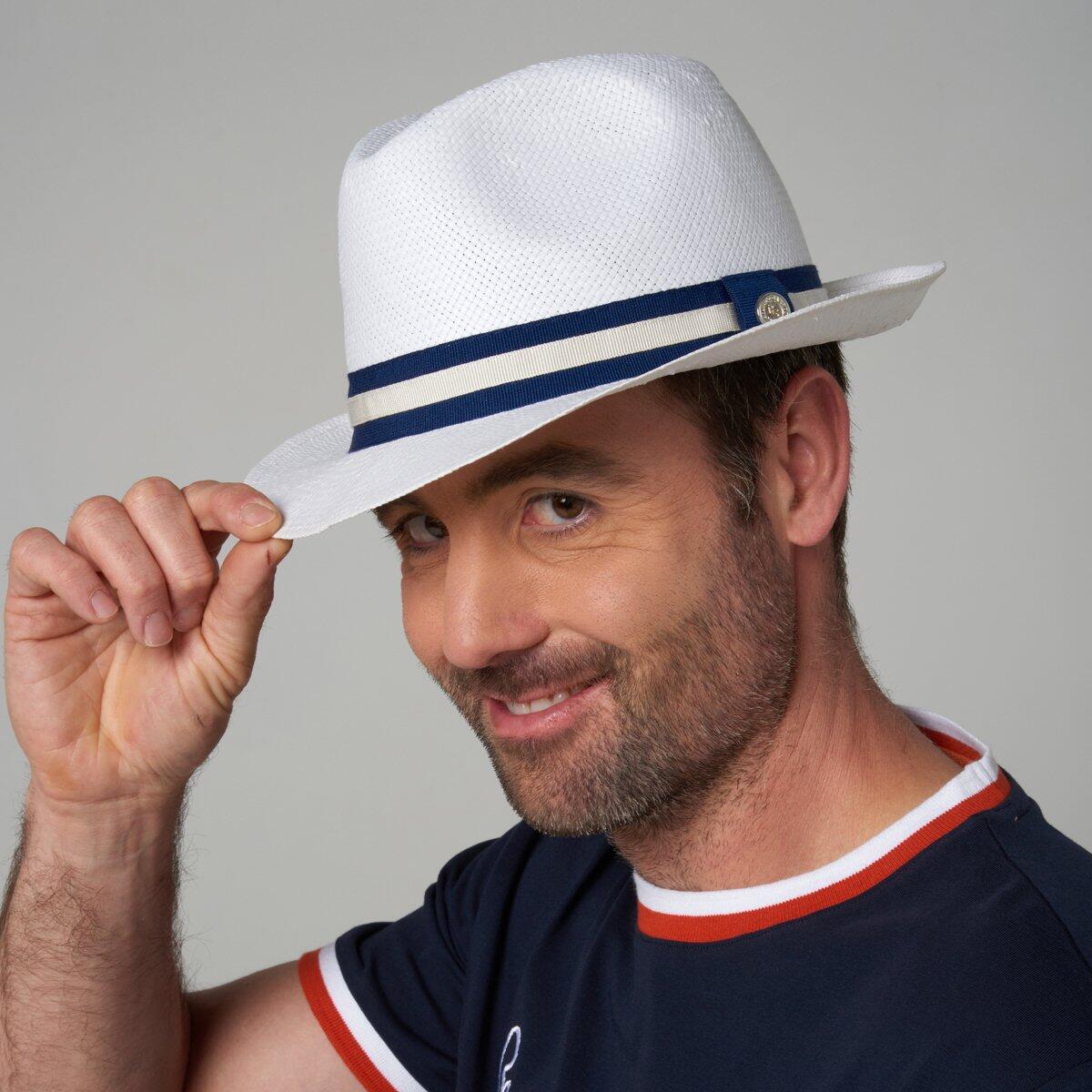 Trilby en papier Roland-Garros - Marine 4/5