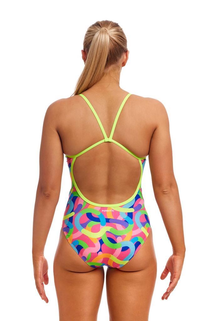 Strój do pływania FUNKITA Curly Wurly - Single Strap 7/7