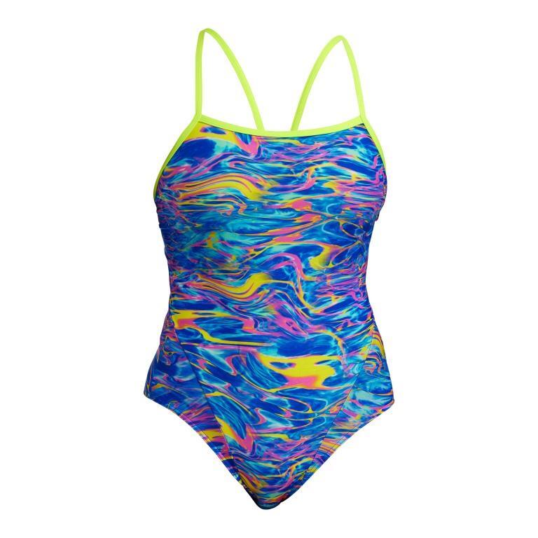 Strój do pływania FUNKITA Stir Crazy - Single Strap 6/7