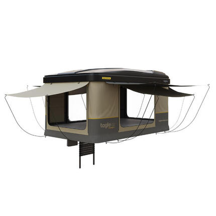 Tente de toit TAGLE Hossegor 2 personnes, imperméable, LED intégrée, pliable