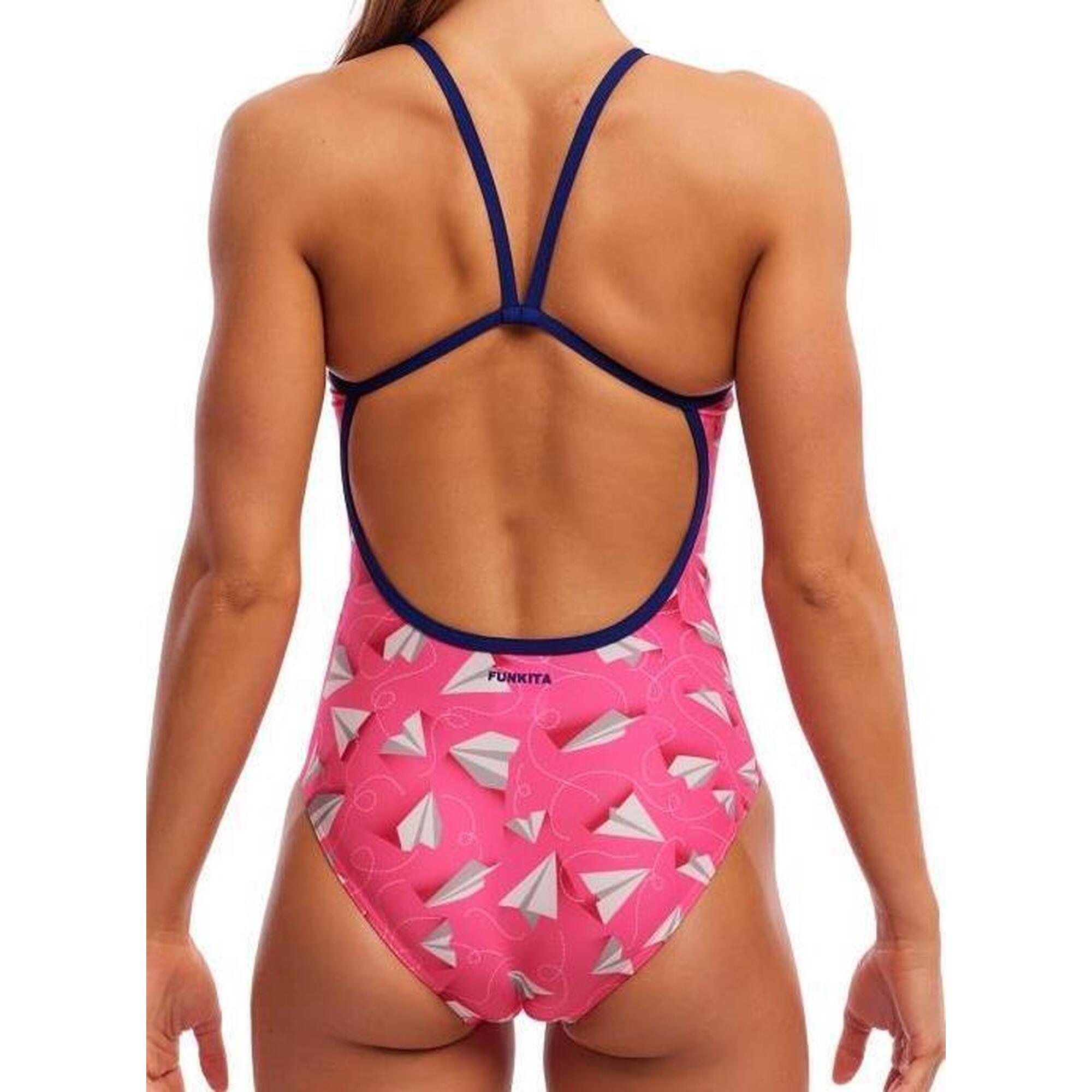 Strój do pływania FUNKITA Paper Pink - Single Strap