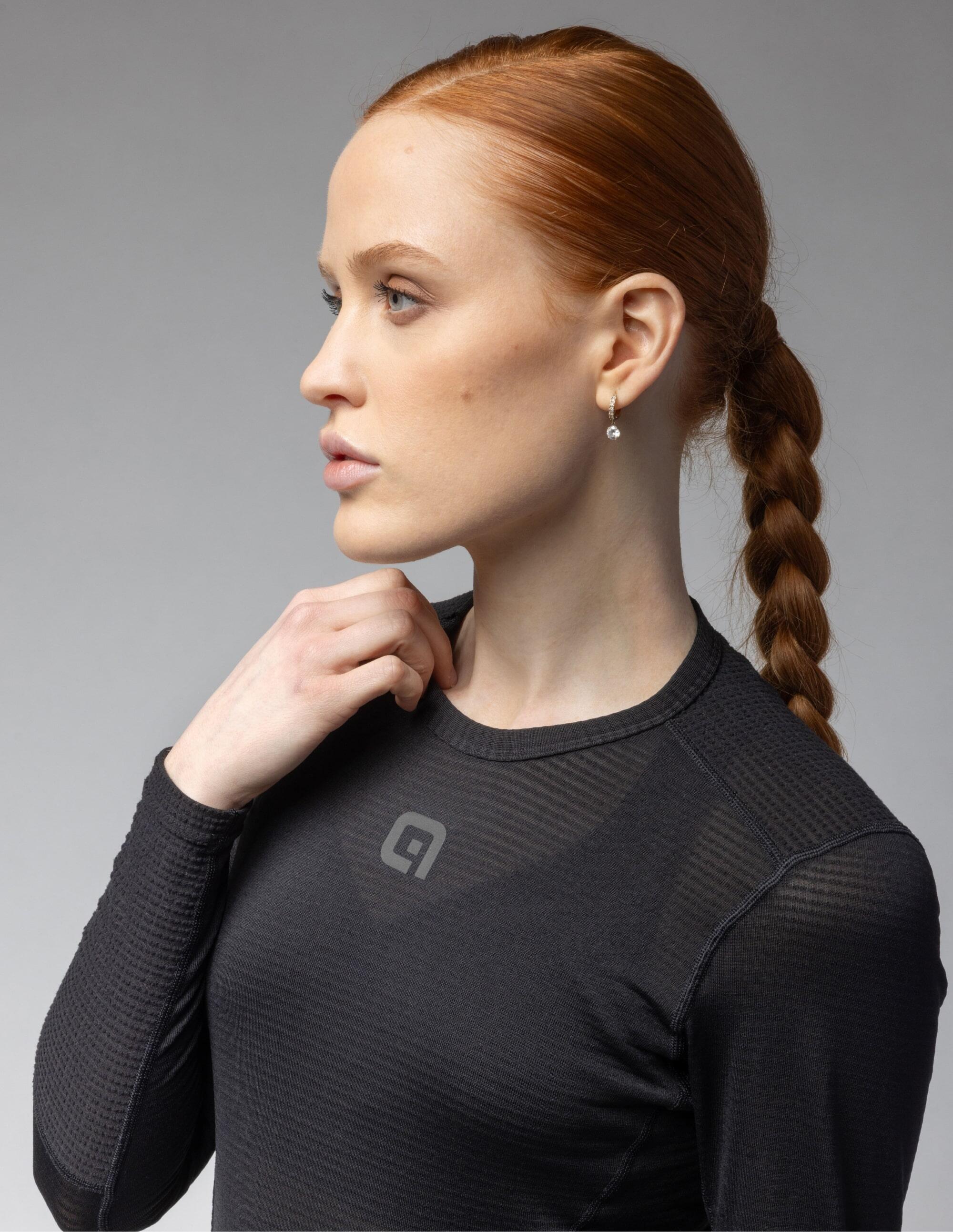 Baselayer Manches Longues Femme Alé Grid Noir 4/7
