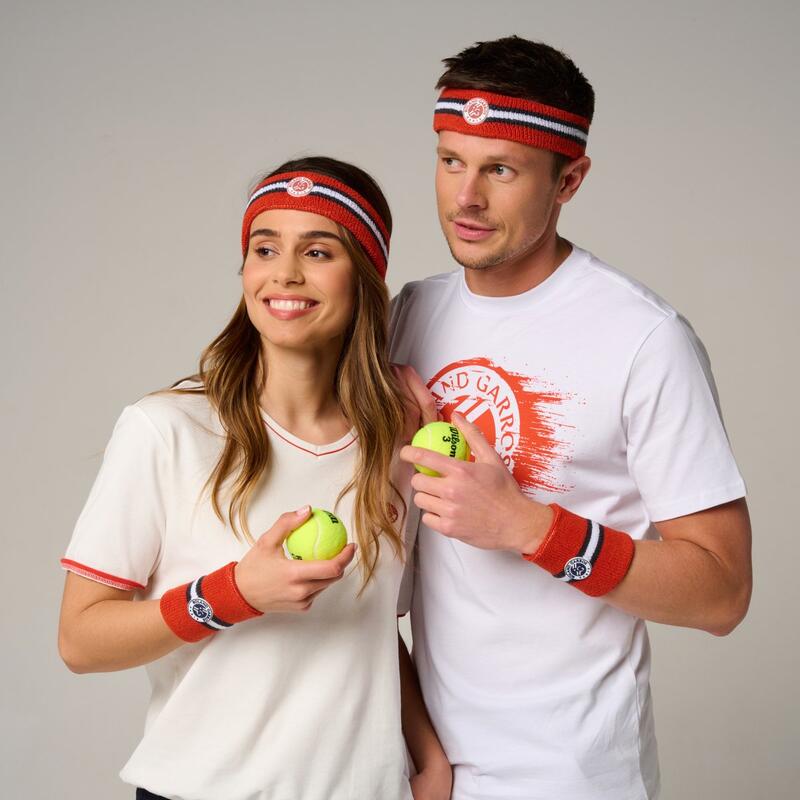 Bandeau éponge logo Roland-Garros - Marine
