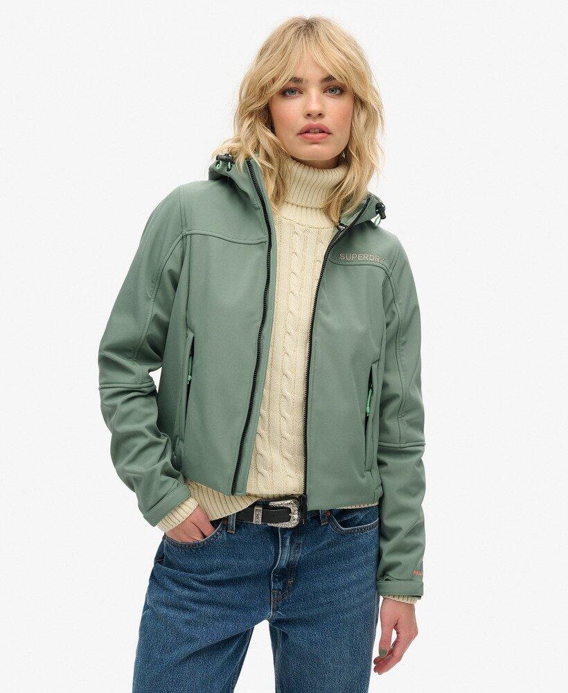 superdry Kurtka Soft Shell Trekker z kapturem – krótki, techniczny krój 4/7