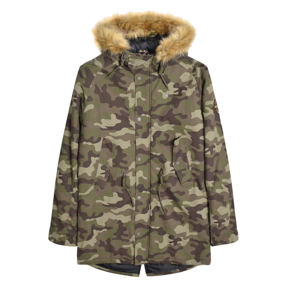 Lambretta Mens Camouflage Parka