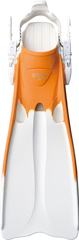 GULL - GULL COCO  フィン WHITE/RED Gull Coco Adult Women Scuba Diving Fins -White/EL Red