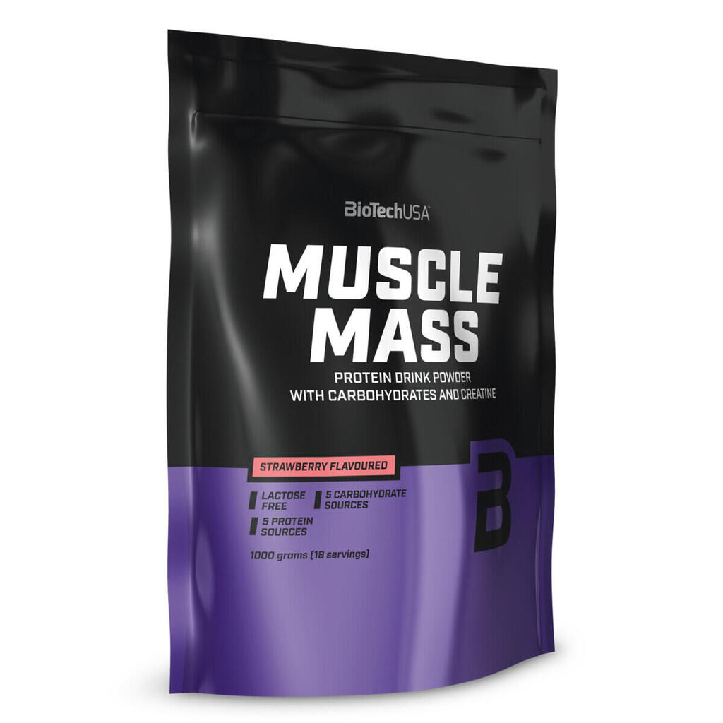 Muscle Mass - 1000g Strawberry Biotech USA