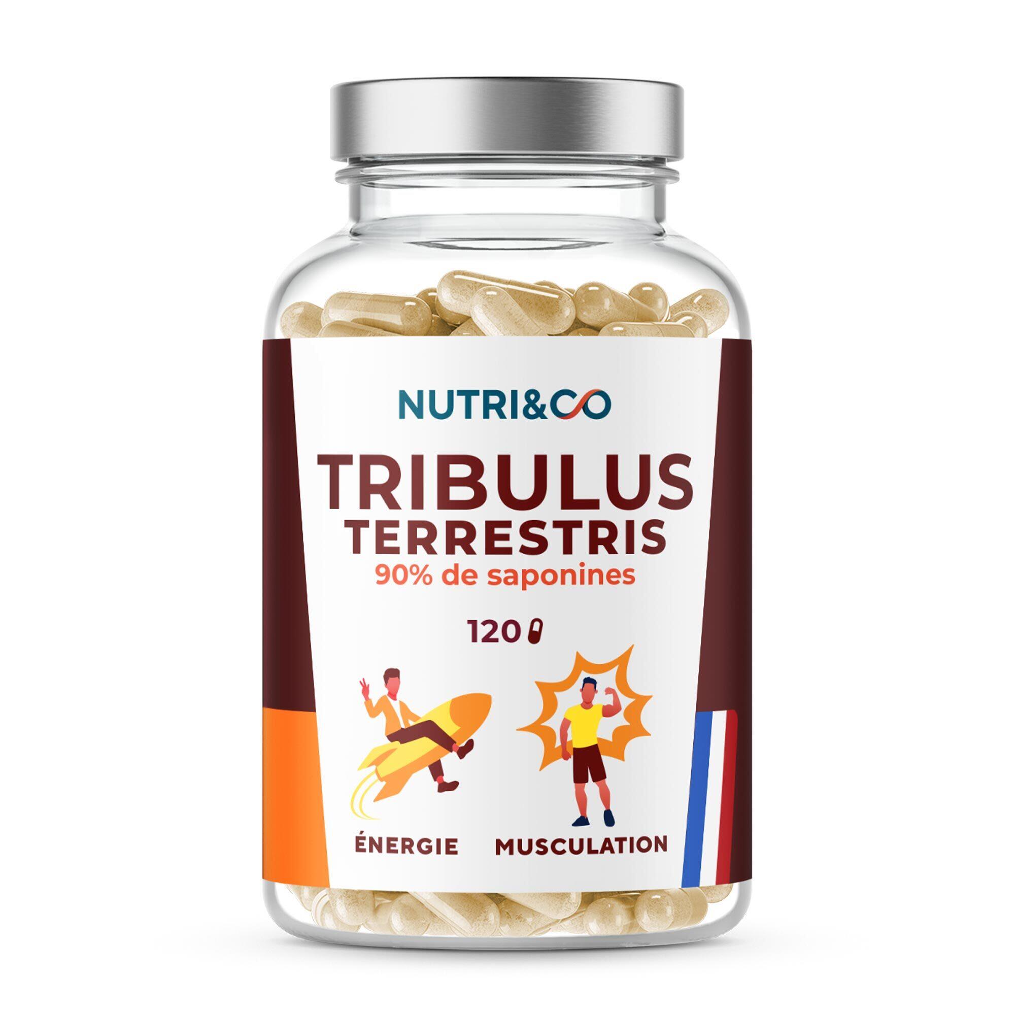 Nutri&co - Tribulus Terrestris - 90% Saponines - 120 Gélules - Complément Alimentaire - 53 G - Decathlon