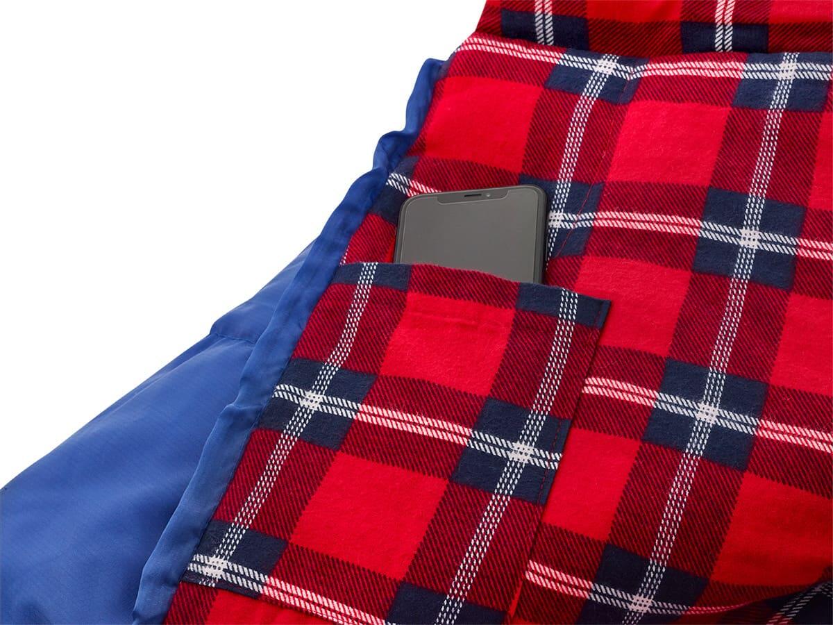 Sac de couchage Dundee - 220x80cm - camping - 3 saisons - jumelable - zip droite 4/8