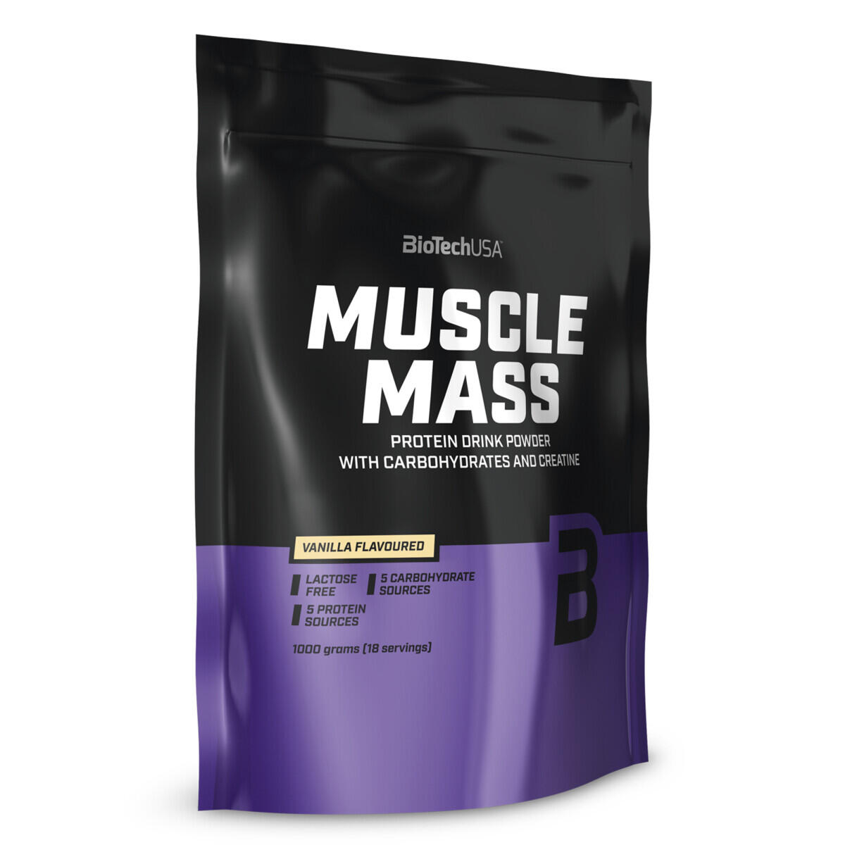 Masa mięśniowa - 1000g Vanilla Biotech USA