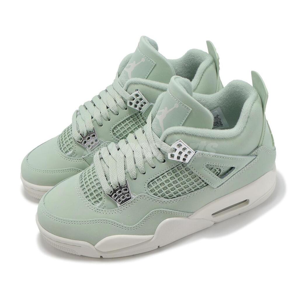 Sneakers - Air Jordan 4 Retro - Seafoam/Sail
