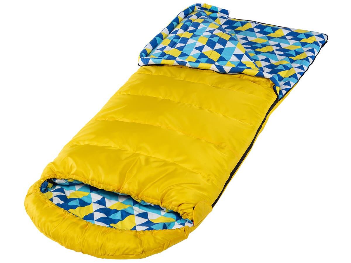 Slaapzak Dundee - kampeerslaapzak - 220x80 cm - katoen flanel - Rits links 2/7