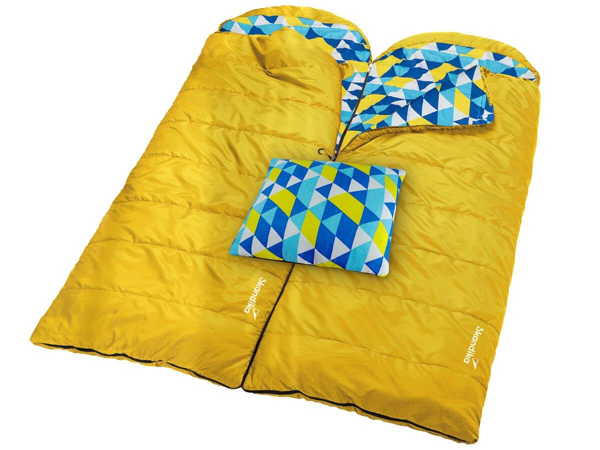 Slaapzak Dundee - kampeerslaapzak - 220x80 cm - katoen flanel - Rits links 7/7