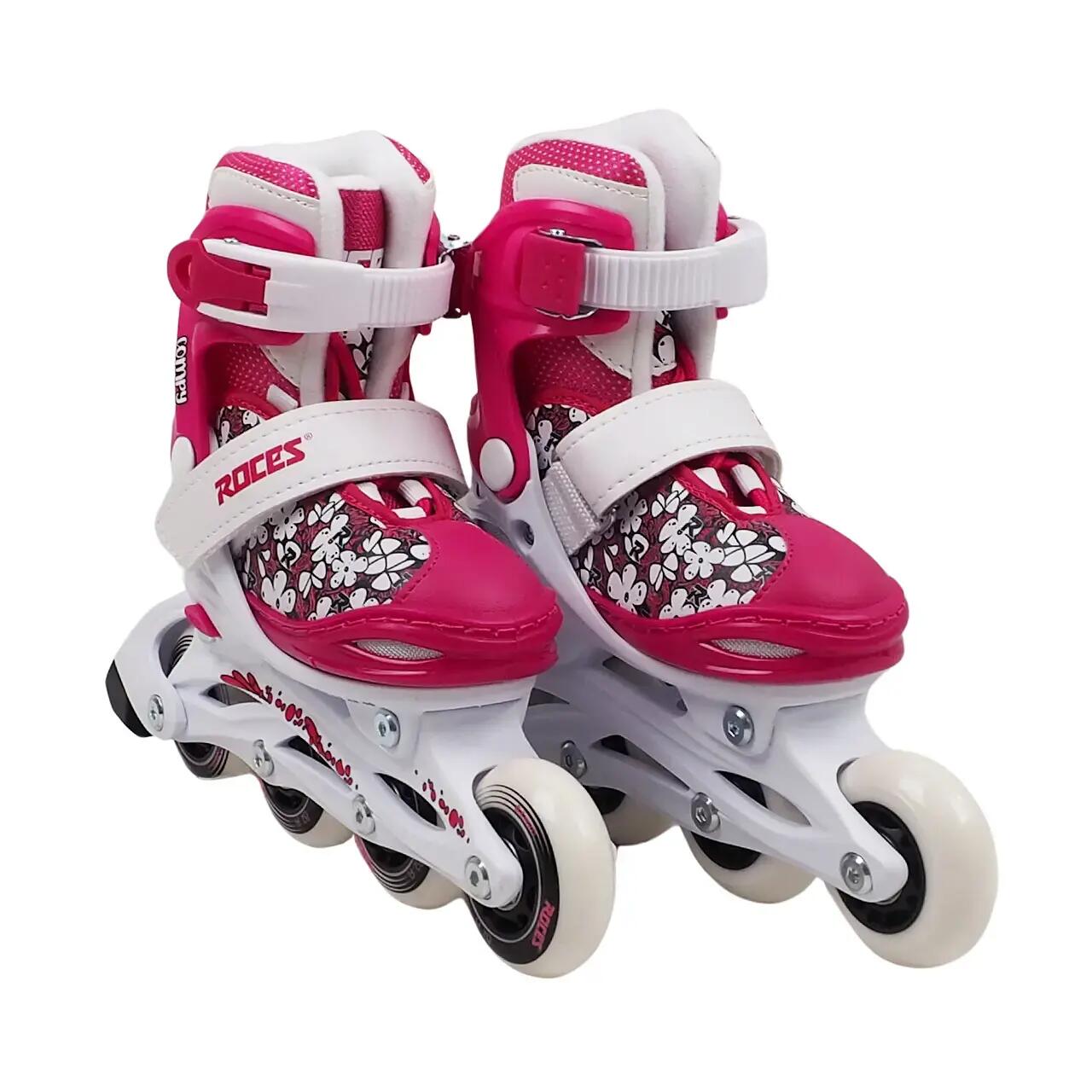 Rolki fitness dla dzieci Roces Compy X Girl regulowane 5/7