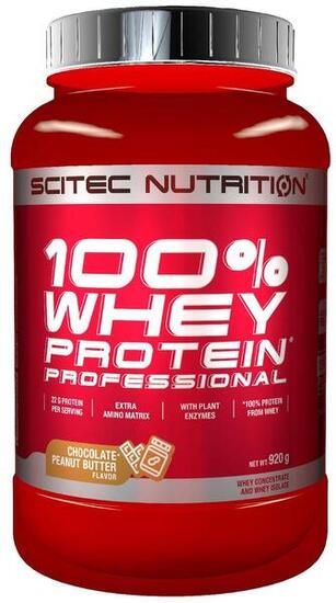 Proteína Whey - 100% Whey Profesional (920gr) - Chocolate Blanco Con Fresas