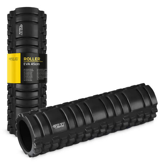 Foam roller EVA trigger point schiena e gambe 45 cm 4FIZJO