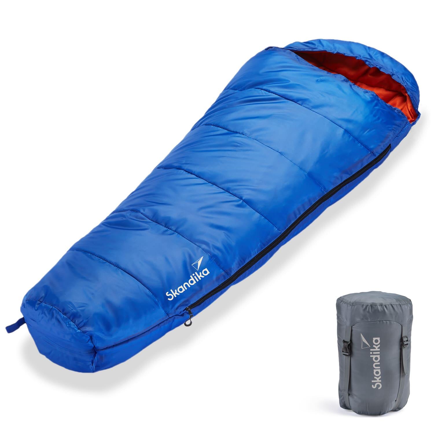 SKANDIKA Kinderschlafsack - Vegas Junior - Outdoor - Blau - bis -12°C