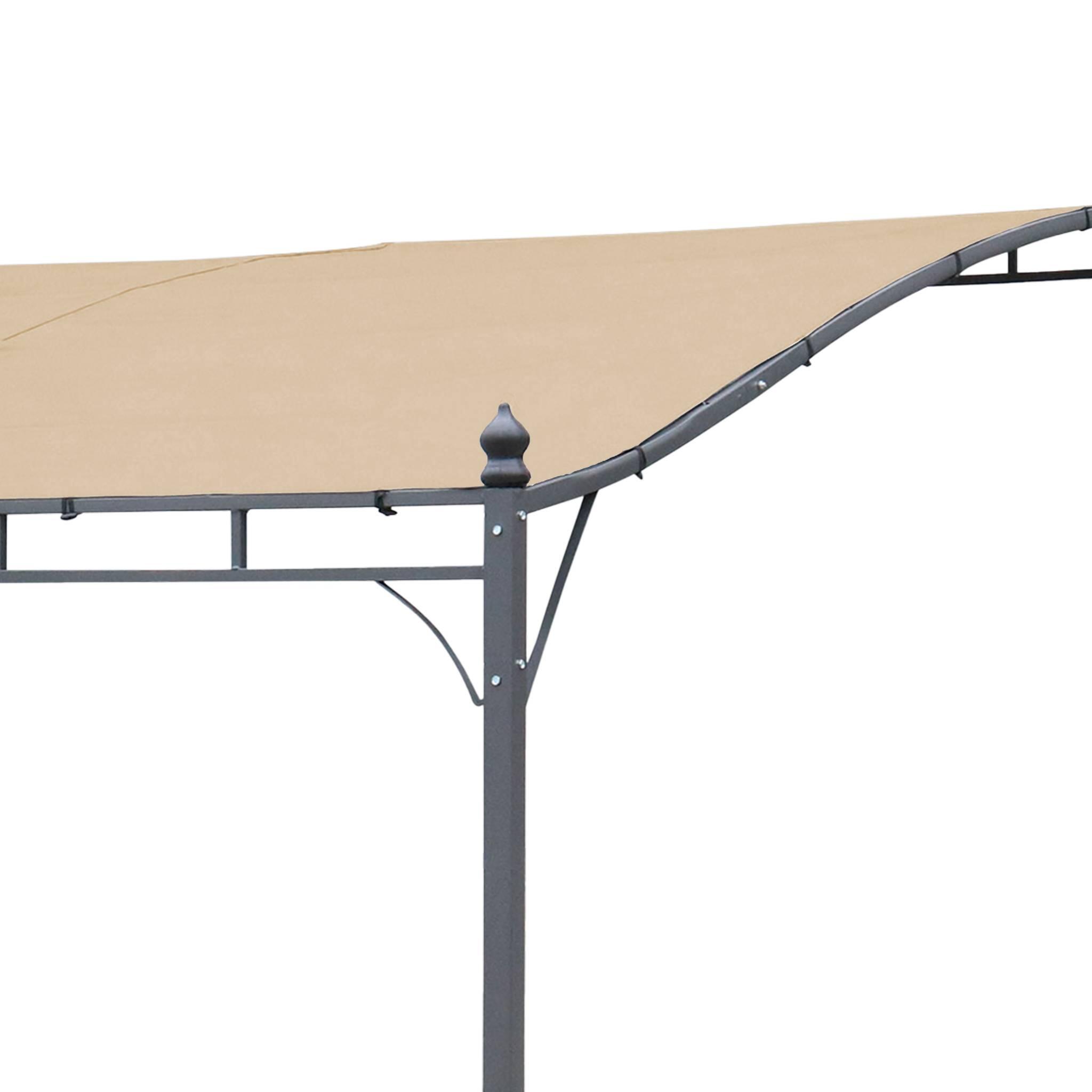 Cobertura de telhado para pérgola, Brestum 3x2.5m, Beige 2/3