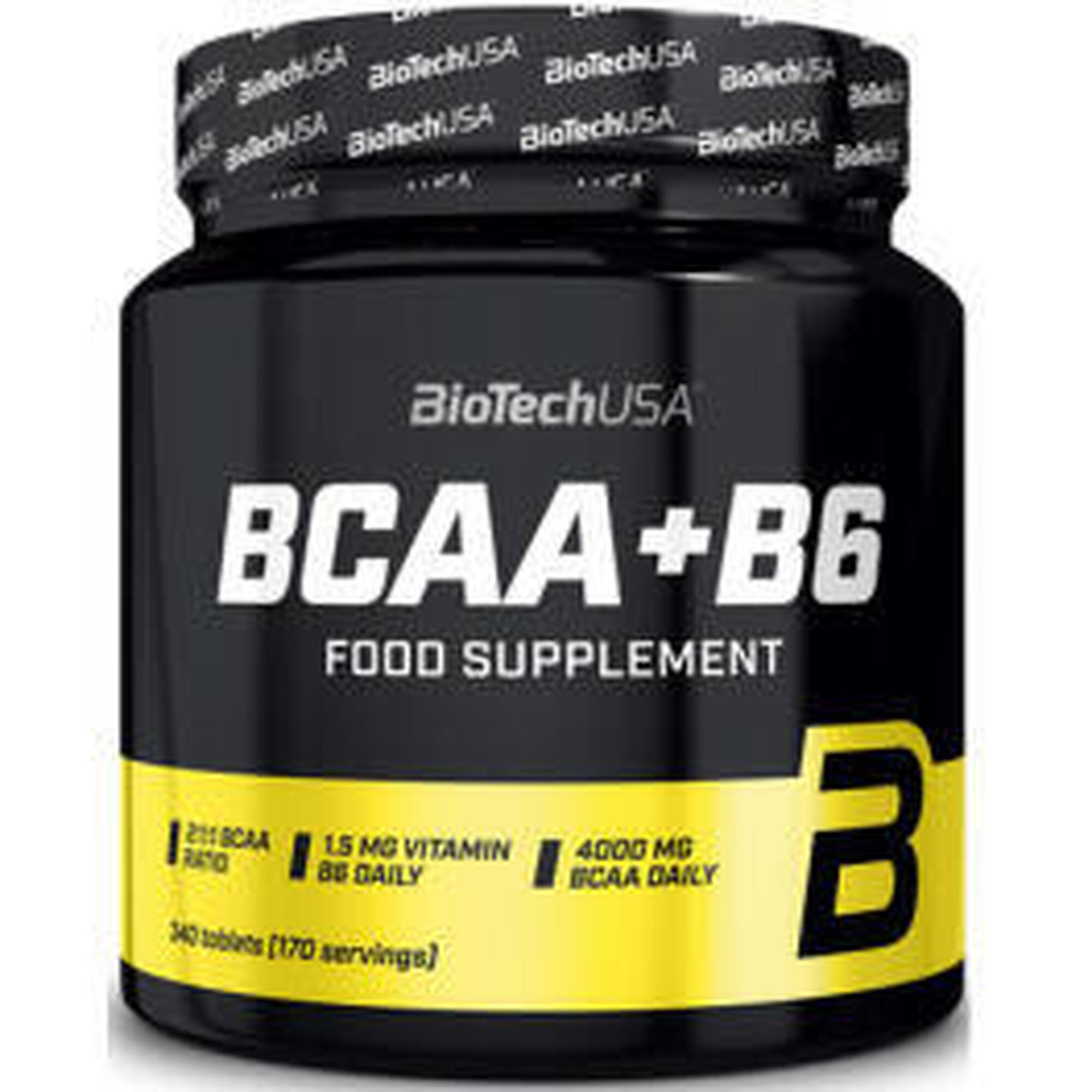BCAA+B6 - 340 tabletas de Biotech USA Exclusivo online      39,90€  Preço por quantidade 117,36€kg BIOTECHUSA BCAA+B6 - 340 tabletas de Biotech USAVendido e expedido por: FitnessZone  