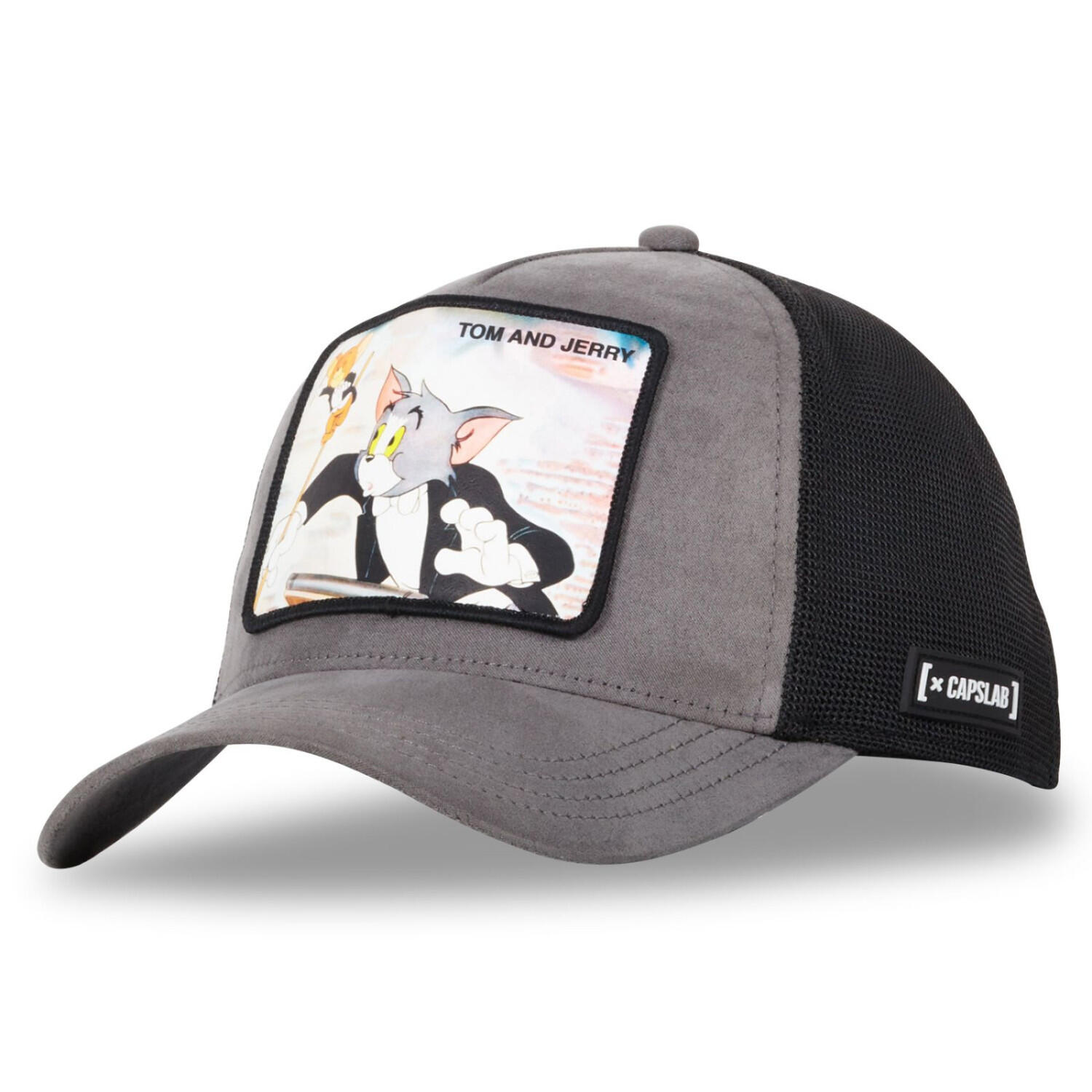Casquette trucker avec filet finitions premium Tom et Jerry 1/5