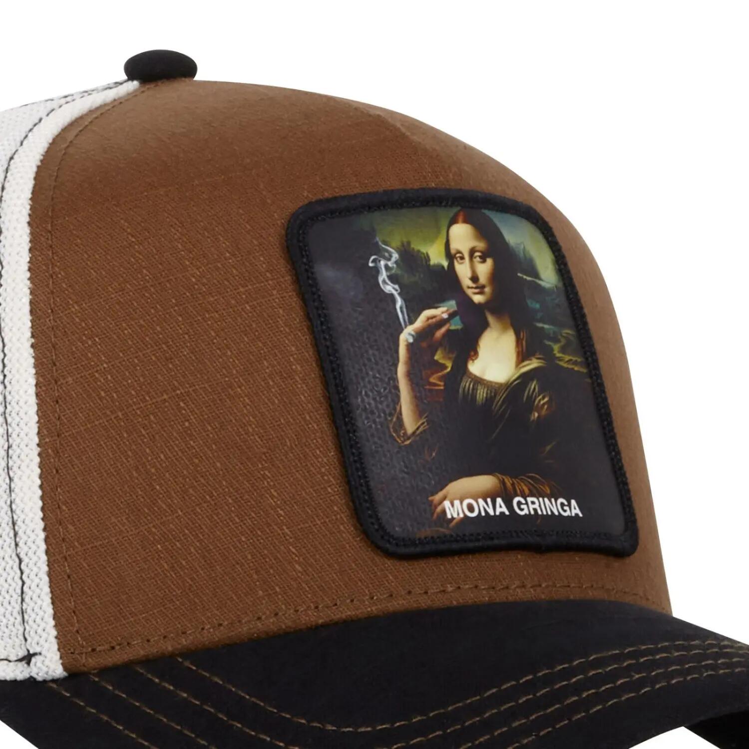 Casquette homme trucker effet bamboo finitions premium Mona chica 2/5