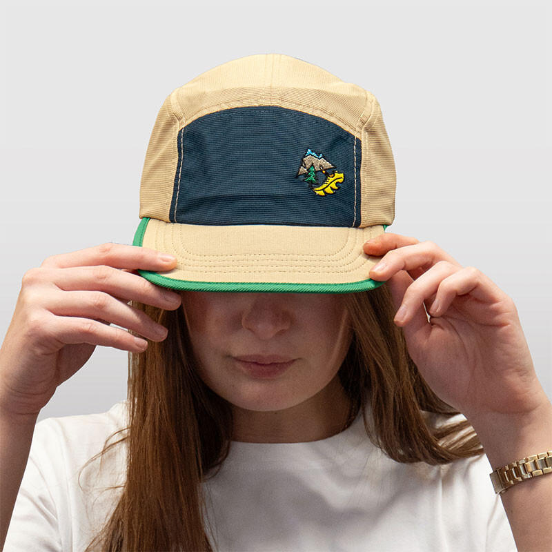 Bv Sport - Casquette 5 Panel Dbdb Vert/bleu - Casquette - Beige|bleu|vert - Taille Unique - Decathlon