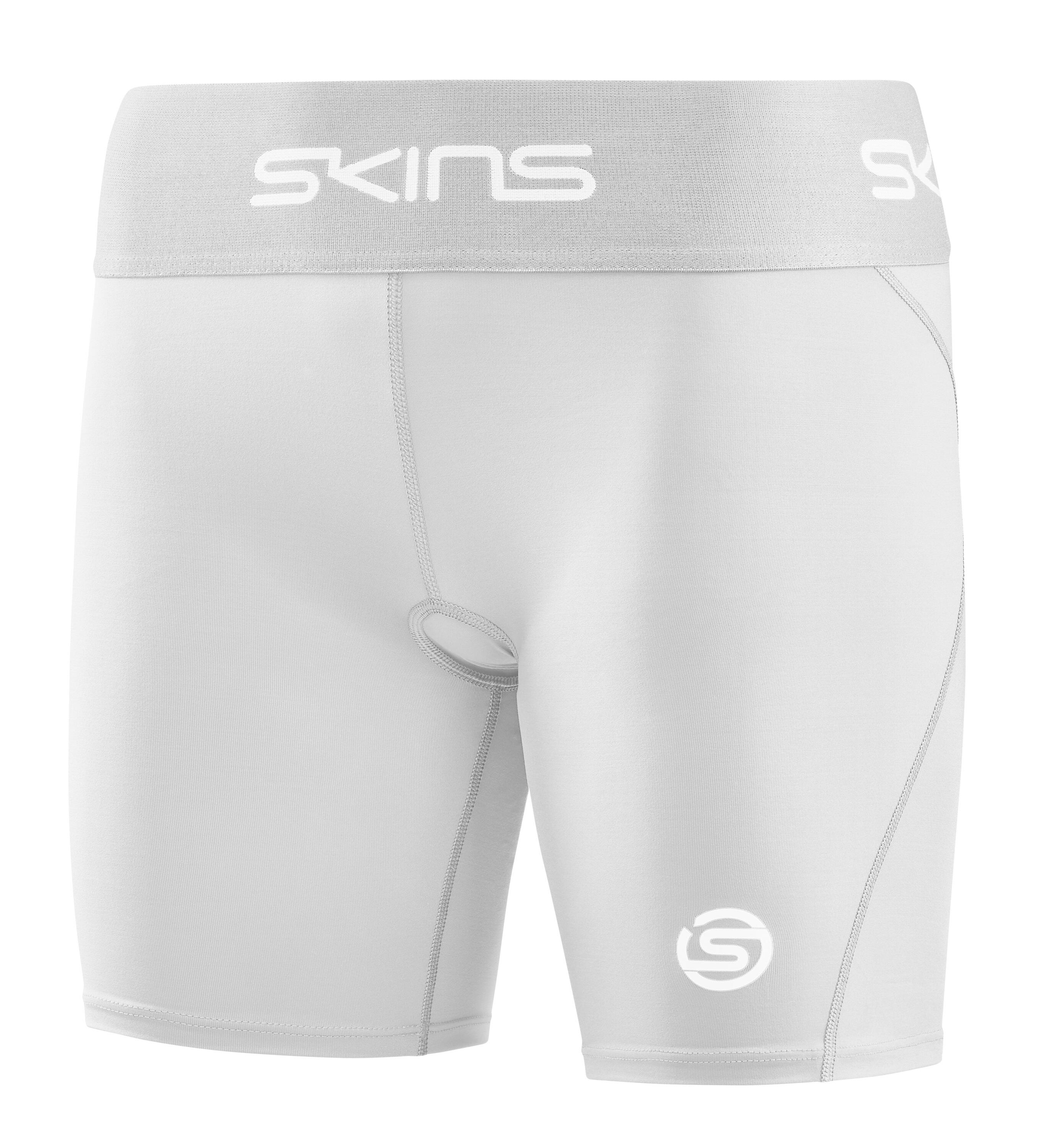 SKINS SKINS Series-1 Womens Half Tight - White - Size XS