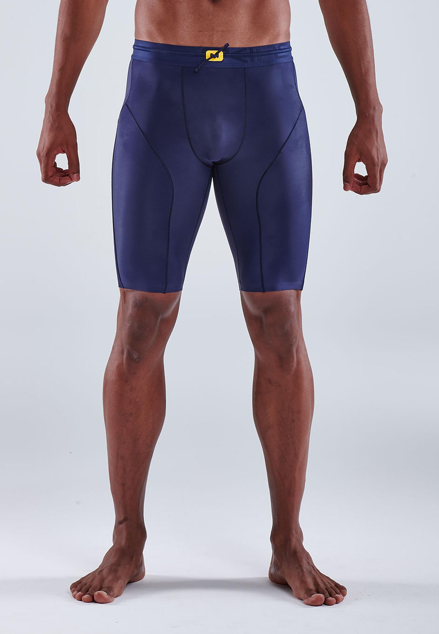 Calça Legging Masculina SKINS Série 5 - Azul Marinho - Tamanho GG 2/5