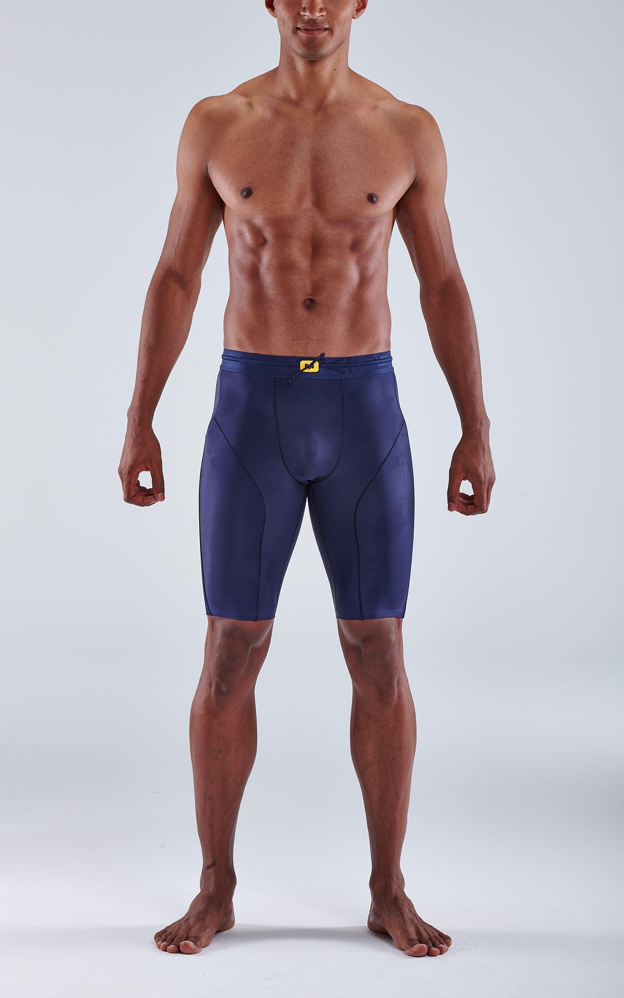 Calça Legging Masculina SKINS Série 5 - Azul Marinho - Tamanho GG 3/5